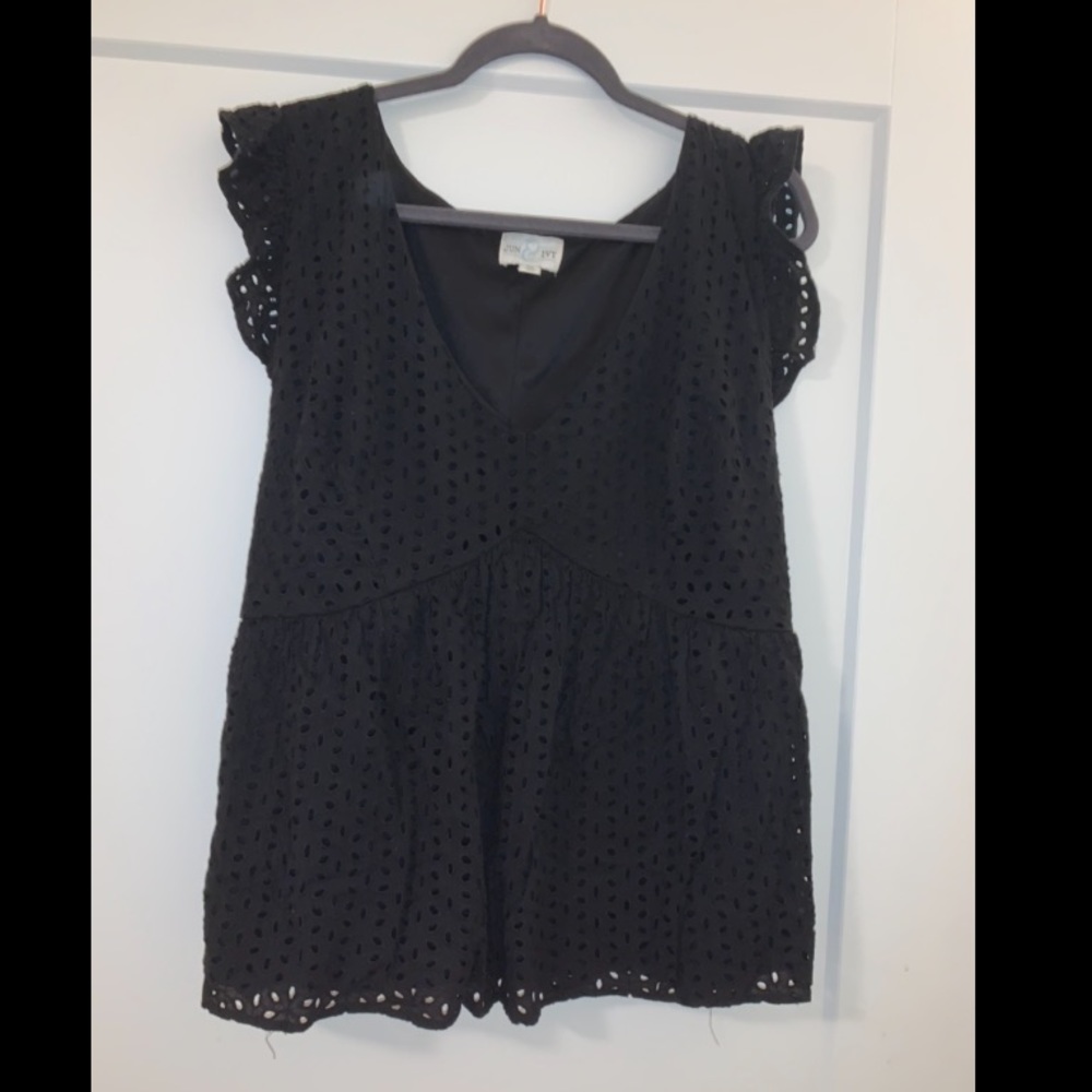Francescas Jun and Ivy Flutter top